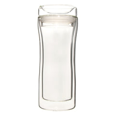 CONSOL ROMA DOUBLE WALL TRAVEL MUG WITH LID, 340ML