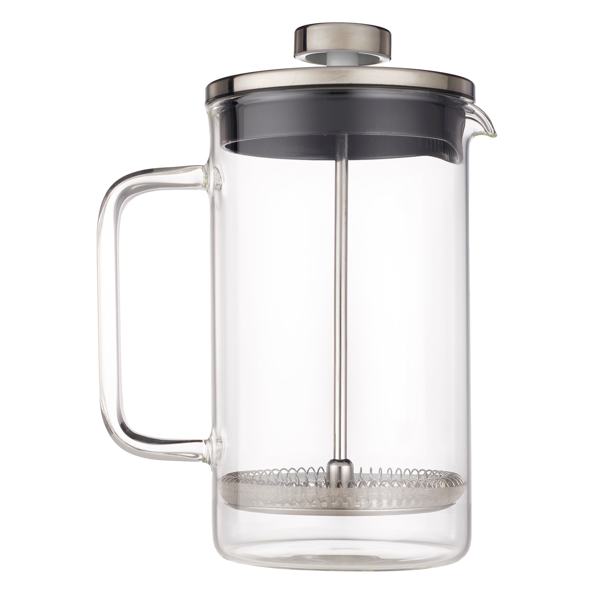 CONSOL CADIZ BOROSILICATE GLASS COFFEE PLUNGER, 600ML