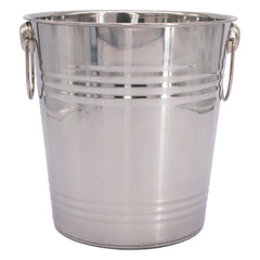 BAR BUTLER ICE BUCKET WITH RING HANDLES STAINLESS STEEL, 4.5L