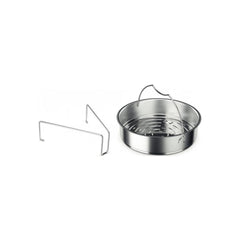 FISSLER PRESSURE COOKER PERFORATED INSERT & TRIPOD, 220MM DIA