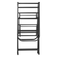 CLOTHES DRYING RACK 3 LAYER FOLDABLE GREY, 1600X450MM