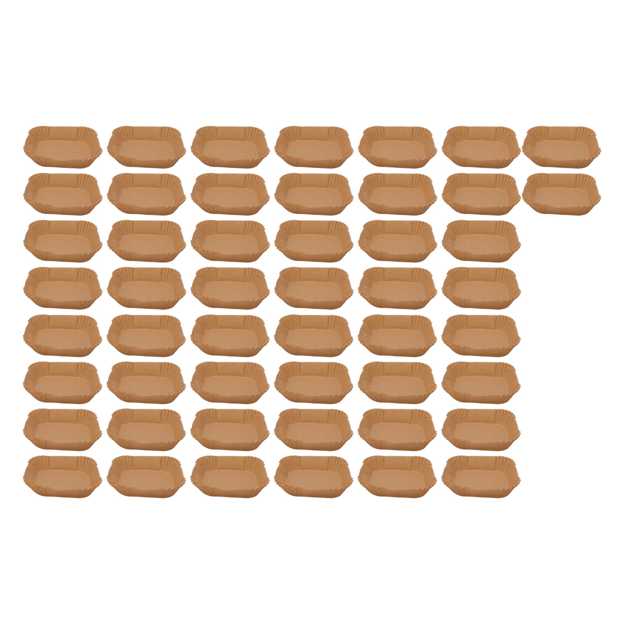 REGENT AIR FRYER SQUARE PARCHMENT PAPER LINERS IN PVC BOX 50PK, 160X160MM