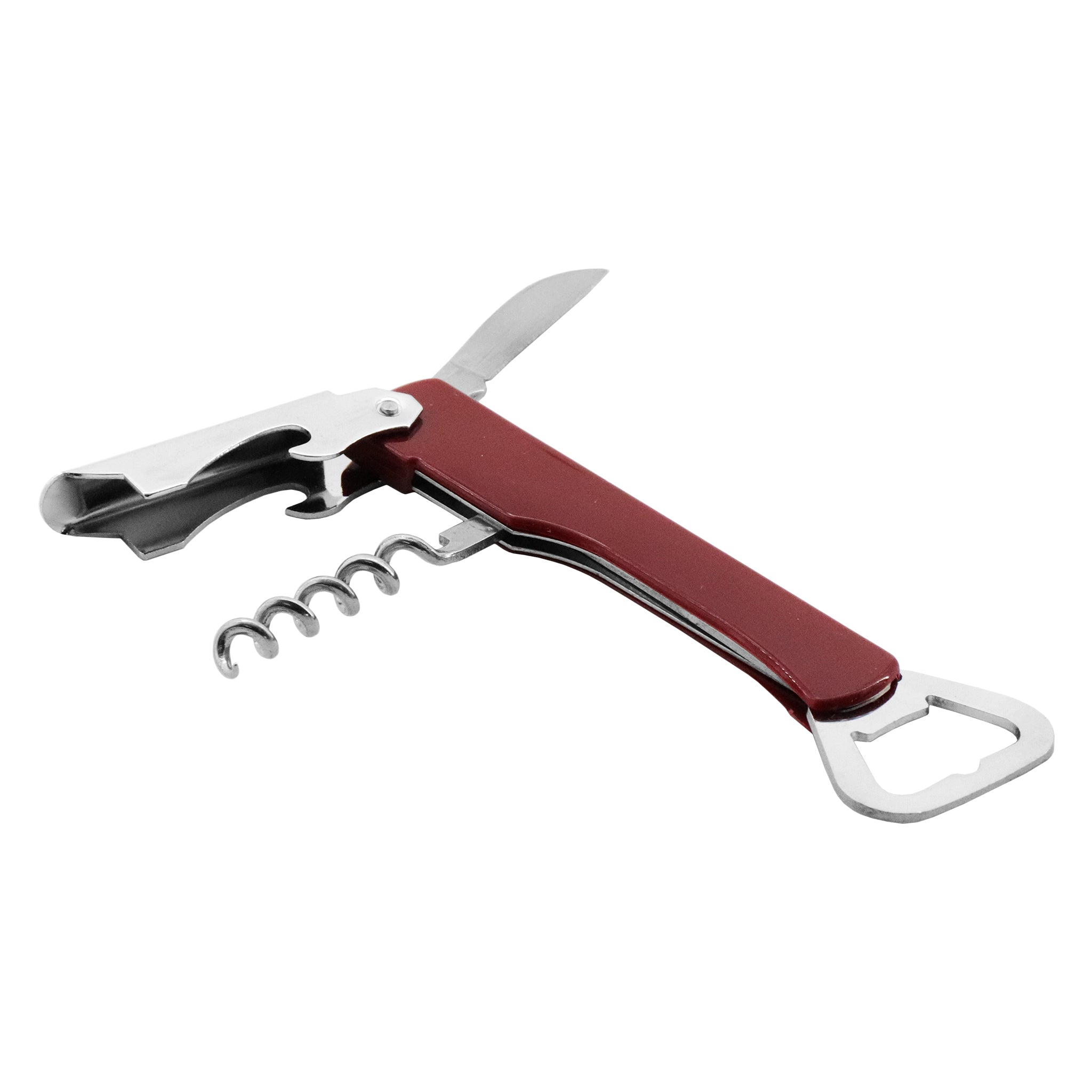 BAR BUTLER WINE & BOTTLE OPENER MAROON