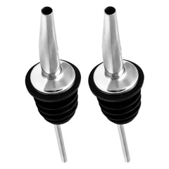 BAR BUTLER FREE FLOW POURER STAINLESS STEEL 2PK, SEAL 24MM DIA