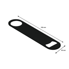 BAR BUTLER BAR BLADE BOTTLE OPENER ST STEEL BLACK