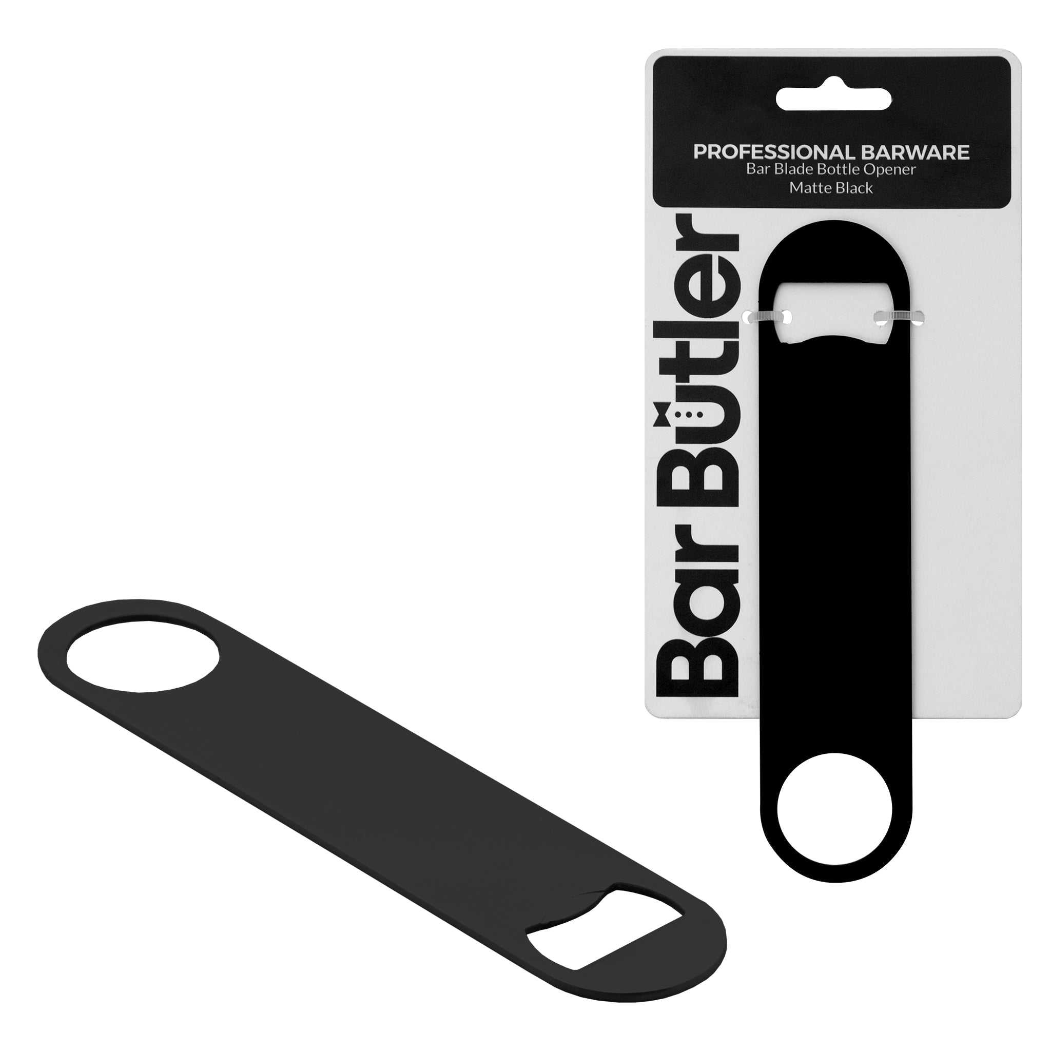BAR BUTLER BAR BLADE BOTTLE OPENER ST STEEL BLACK