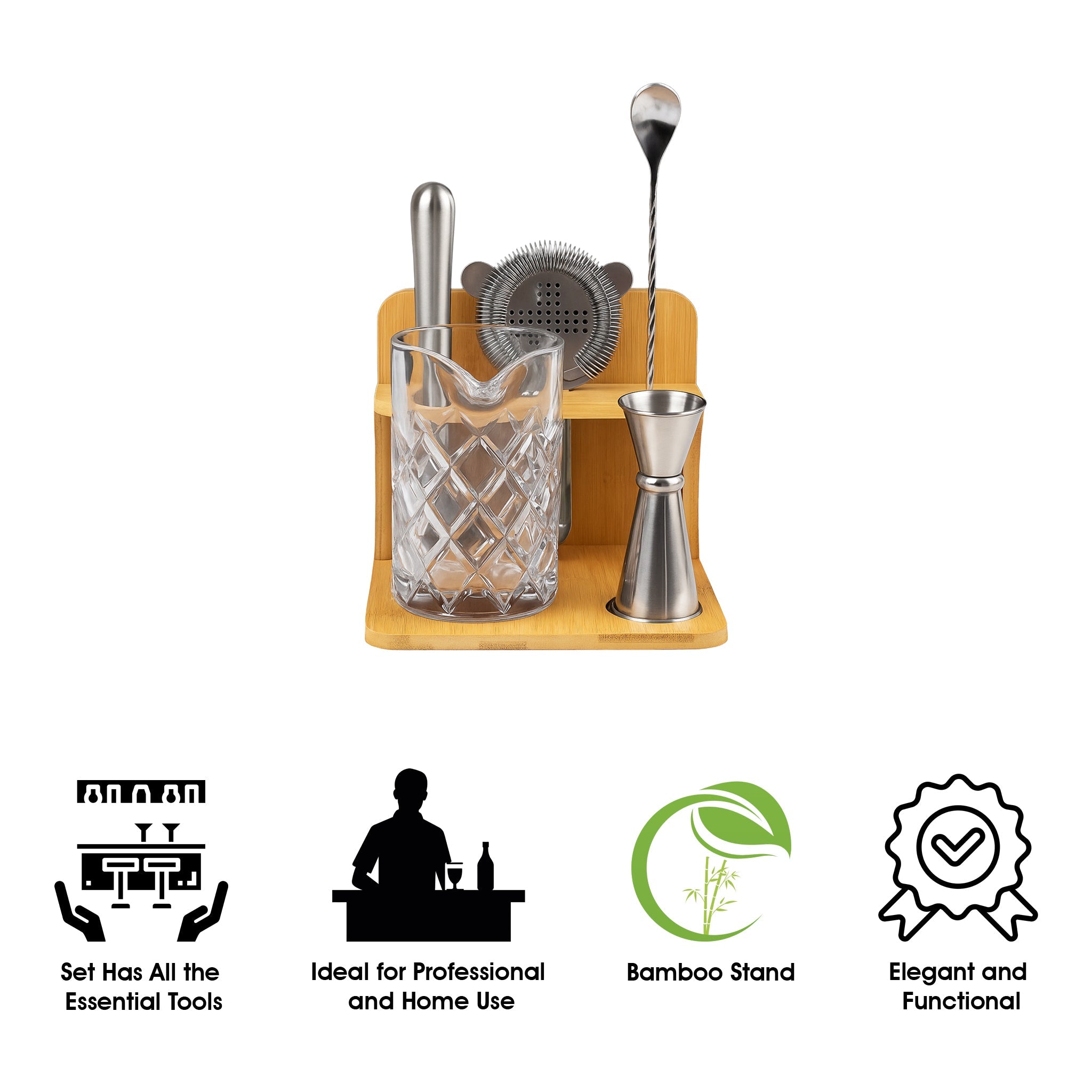 BAR BUTLER COCKTAIL MIXOLOGY 6PCS SET