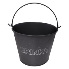 BAR BUTLER ICE BUCKET WITH HANDLE GREY MOTTLED WHITE, 5L