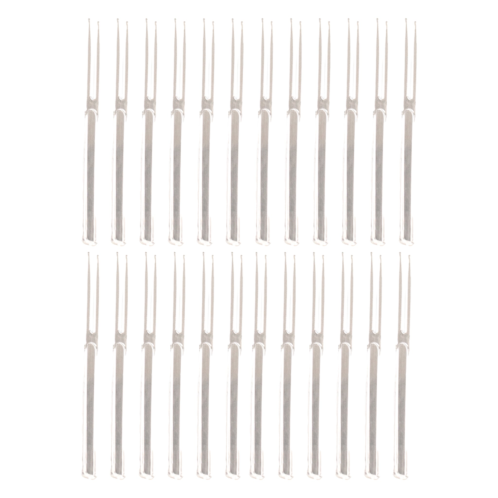 BAR BUTLER CLEAR COCKTAIL PLASTIC FORKS 24PK, 105MM