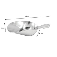 BAR BUTLER ALUMINIUM ICE SCOOP - MEDIUM