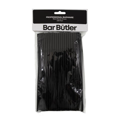 BAR BUTLER STRAWS BLACK BENDY 5MM, 100PK