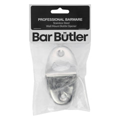 BAR BUTLER WALL MOUNT BOTTLE OPENER ST STEEL