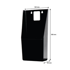 BAR BUTLER WALL MOUNT BOTTLE OPENER WITH CAP CATCHER BLACK