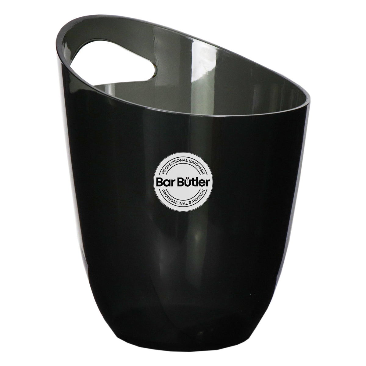 BAR BUTLER WINE BUCKET TRANSPARENT BLACK PS PLASTIC, 3L