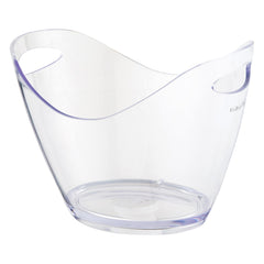 BAR BUTLER WINE BUCKET OVAL CLEAR PS PLASTIC, 4L