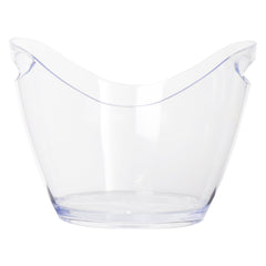 BAR BUTLER WINE BUCKET OVAL CLEAR PS PLASTIC, 4L