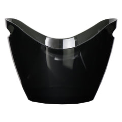 BAR BUTLER WINE BUCKET OVAL TRANSPARENT BLACK PS PLASTIC, 4L