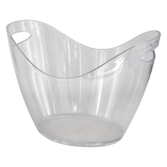 BAR BUTLER WINE BUCKET OVAL CLEAR PS PLASTIC, 7L