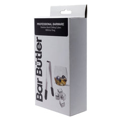 BAR BUTLER ICE CUBES WITH TONG STAINLESS STEEL 6 PIECE SET
