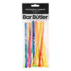 BAR BUTLER COLOURED PLASTIC STIRRERS 20PK, 165MM