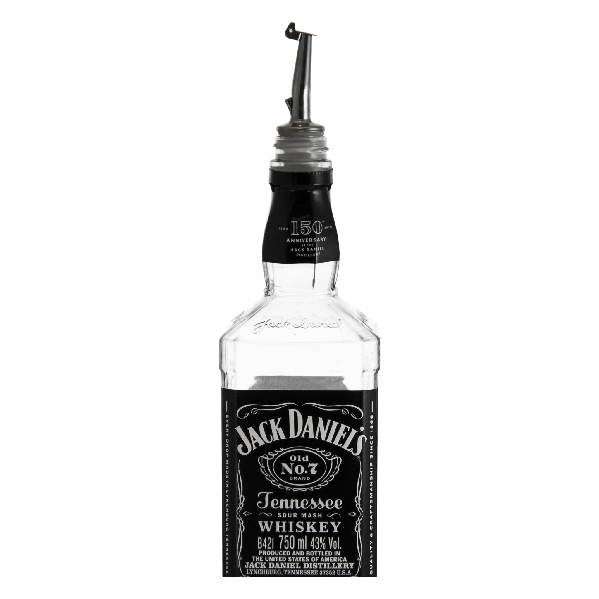 BAR BUTLER FREE FLOW POURER WITH CAP STAINLESS STEEL 2PK
